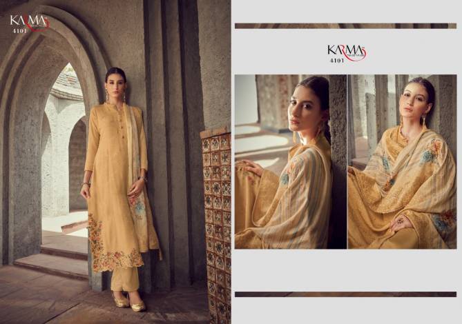 Karma Samaira 4095 Series Heavy Exclusive Wear Designer Salwar Kameez Collection